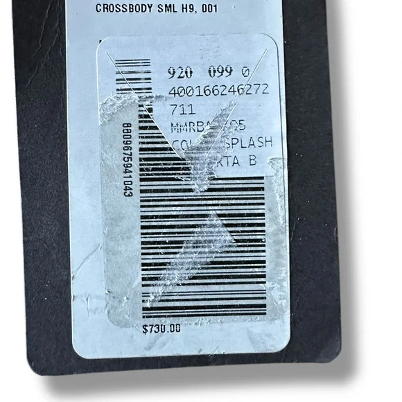 MCM Color Splash Logo Small Crossbody Bag in "Vallarta Blue" Colorway UNISEX NWT - Picture 10 of 15